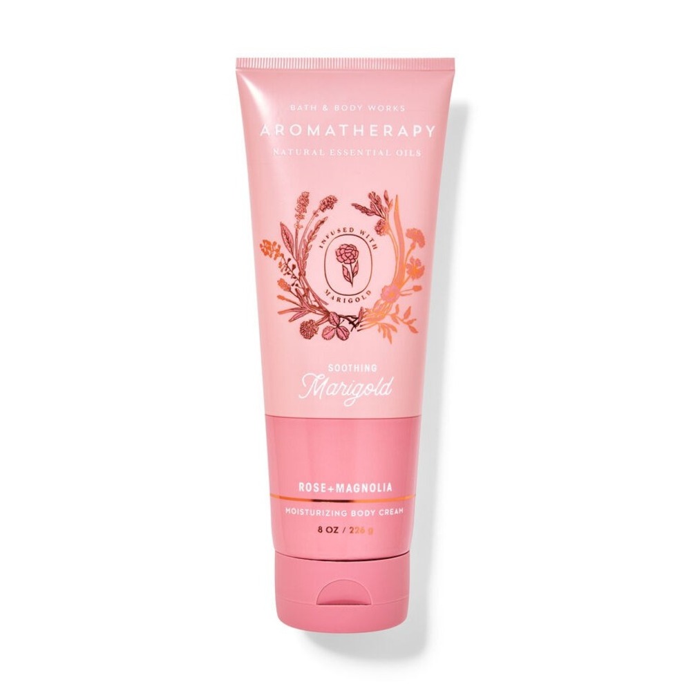 Bath & Body Works Aromatherapy Marigold Rose Magnolia Body Cream 8oz